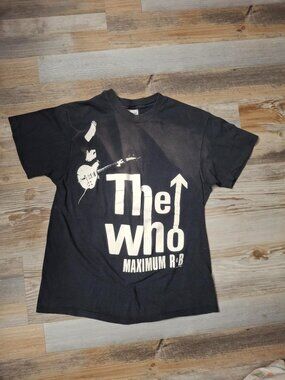 Vintage The Who / The Kids are Alright Tour 1989 Black T-Shirt Size Medium